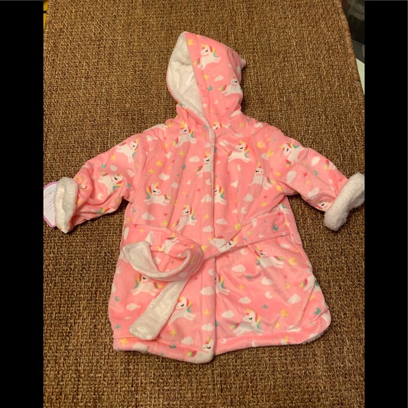 RonRon baby Other - NWT Pink Unicorn Bathrobe Soft Comfortable